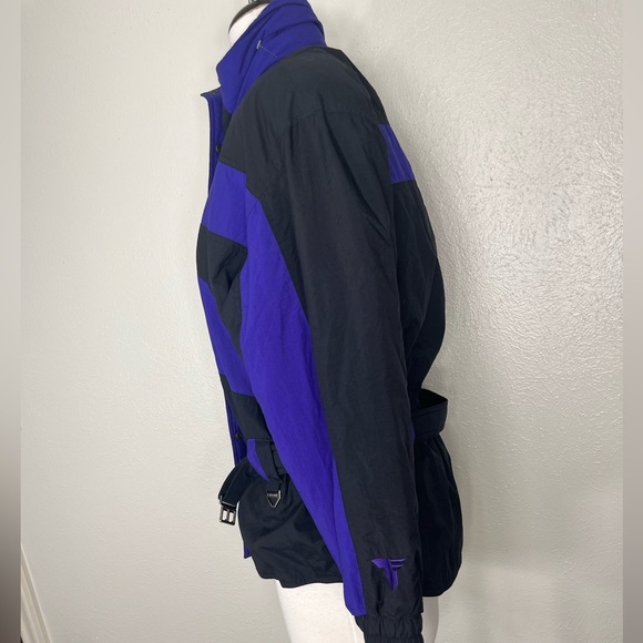Vintage 80s Tyrolia Head Ski Jacket Wm Sz 14
Black Purple Colorblock Winter Coat - Picture 2 of 7
